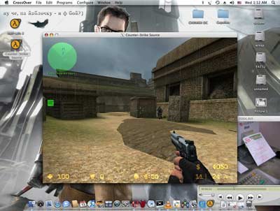 Мой рабочий стол в MacOS 10.5.2 Leopard